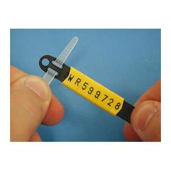 Repère manuel type FMS-04 vierge jaune|Cembre-CMB-32274