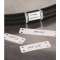 Plaquette d'identification en PA66, blanc, taille 63,5x19,1 mm, imprimable