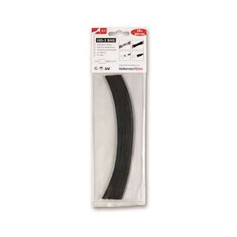 Gaine thermorétractable HIS-3-BAG 1,5/0,5, marron,10 longueur de 200mm en sachet|HellermannTyton-HNE30830163