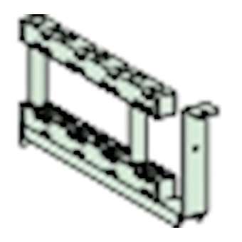 Spacial - 3 support barres horizontales - 3200A - L600mm|Schneider Electric-SCHNSYBHS600