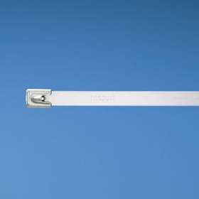 Collier MLTinox 316,362x12,7mm,Resistance arrachement 1112N,Cdt:50 (boîte)|Panduit Composants Industriels-PNUMLT4LH-LP316