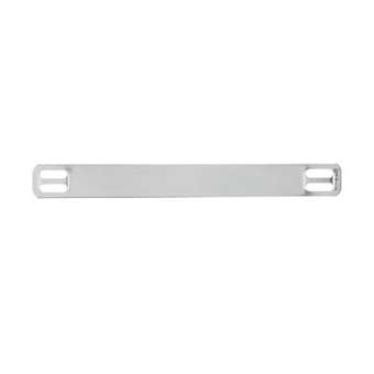 Marker Plate, 304 SS, 4 Hole, 3.5' x.38|Panduit Composants Industriels-PNUMMP350W38-C