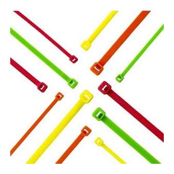 Collier PLT,188X4,8mm,PA 6.6,Orange fluorescent,Cdt:1000 (sachet)|Panduit Composants Industriels-PNUPLT2S-M53