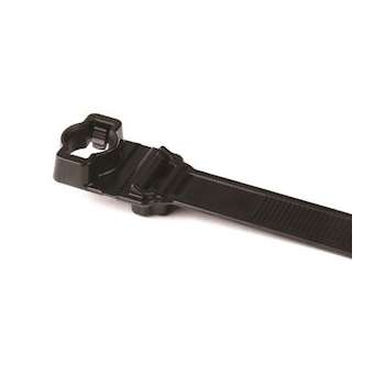 Lanière de fixation 246x12.7mm pour goujon D 8 mm en PA66HIRHS noir - WSS8MM|HellermannTyton-HNE15700034