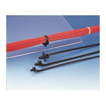 Lanière de fixation 170x5.3mm à pied sapin D 7 mm en PA66 noir - OS170FT7LH|HellermannTyton-HNE15700019