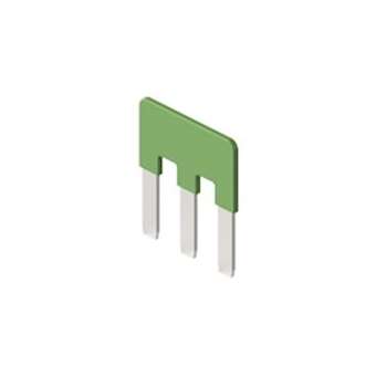 Barrette de pontage 3P pour insert CDSH - couleur verte 50V|Ilme-IL1CRBDSH3G