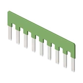 Barrette de pontage 9P pour insert CDSH - couleur verte 50V|Ilme-IL1CRBDSH9G