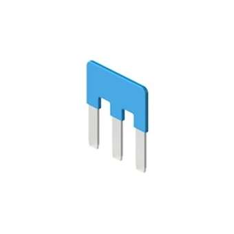 Barrette de pontage 3P pour insert CDSH - couleur bleue 50V|Ilme-IL1CRBDSH3A