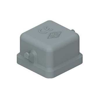 Couvercle avec pivots sans joint bleu pour insert mâle gabarit 21.21|Ilme-IL1CKH03CAS