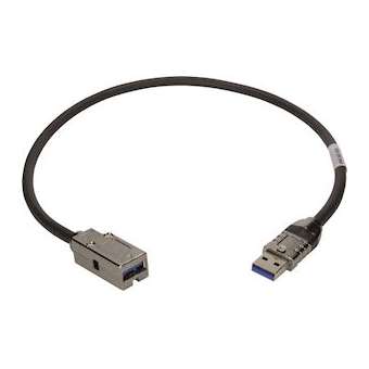 USB 3.0 PFT A plug - A HIFF jack 3,0m|Harting-HRG09455451934
