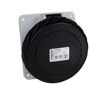 PratiKa - socle de prise industrielle coudée 32 A - 3P+N+T - 480-500 V CA - IP67|Schneider Electric-SCHPKY32F745