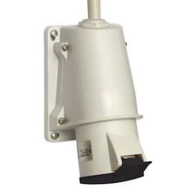 Socle prise BT saille inclinée, connexion vis, IP44, 32 A 3P+T 480-500 V|Schneider Electric-SCHPKF32W444