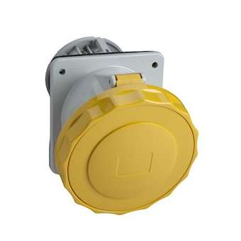 PratiKa - socle de prise industrielle - CEE 63A 5P 110V 4U - inclinée - IP67|Schneider Electric-SCH81277