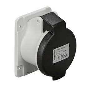 PratiKa - socle de prise droite -16A -3P+N+T - 480-500 V CA- IP44 - à vis|Schneider Electric-SCHPKF16G445