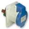 PratiKa - socle de prise industrielle droite 16 A - 3P+N+T - 200-250 V CA - IP44