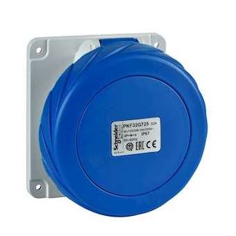PratiKa - socle prise industrielle droite - 32A - IP67 - 220 - 5P - vis|Schneider Electric-SCHPKF32G725