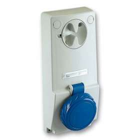PratiKa - prise verrouillable 16 A - 3P+N+T - 200-250 V CA - IP65 - sur panneau|Schneider Electric-SCH82083