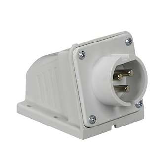 PratiKa - socle de connecteur industriel - 16 A - 3P - 40-50 V CA - IP44|Schneider Electric-SCH82504