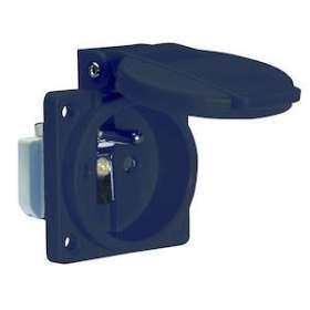 Socle de prise tableau noir USE 250V 2P+T 10/16A IP44 38X38|Bals-BA171120