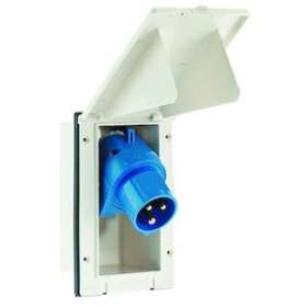 Socle de connecteur caravanne 230V 2P+T 6H 16A IP44|Bals-BA1254