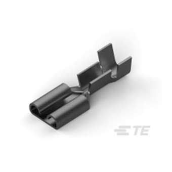 Clip Nu-Section: 1 à 2,5mm²-Clip: 6,3 x 0,8mm-Acier nickelé|TE Connectivity ( Ex Tyco Simel )-TYS607960