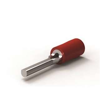 PIDGL 1,5-9-Cosse préisolée renforcée à embout rond 1,8x9mm-Rouge-0,25 à 1,6mm²|TE Connectivity ( Ex Tyco Simel )-TYS607560