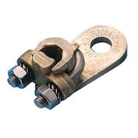 CE 25-120 B D13-Cosse équerre à bride avec étrier bronze-S: 25-120mm²-Born: 13mm|TE Connectivity ( Ex Tyco Simel )-TYS001230