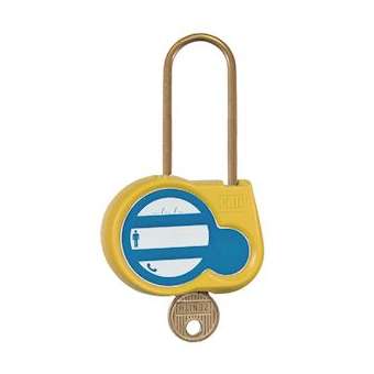 cadenas condam 50mm d6 cle a def jaune|Catu-CATAL-230-J-00