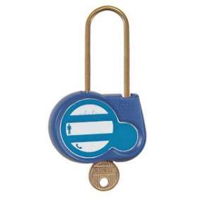 cadenas export bleu 50mm d.4mm cle aleat|Catu-CATAL-240-BL-Z-EX