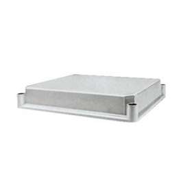 Thalassa PLS - Couvercle opaque polycarbonate 18x27X4,5 Ral 7035|Schneider Electric-SCHNSYTPLSC1827G