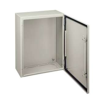 Spacial CRN - Coffret acier - H800xL800xP300 + châssis plein|Schneider Electric-SCHNSYCRN88300P