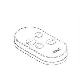 Coques émetteur TOPD4RBS (5 pièces)|Came france-KAM88006-0038