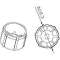 Kit adaptateur rond 28,5 x 0,75 mm|Came france-KAM001YK3102
