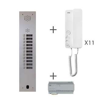 Kit Audio 1R 11Bp 2 Voice Programme|Urmet france-URMKA83-111