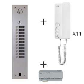 Kit Audio 1R 11Bp 2 Voice Programme|Urmet france-URMKA83-111