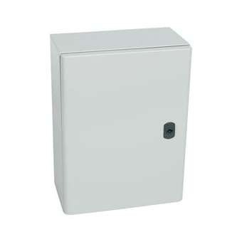 Coffret metal Atlantic version vertical 1 porte 400x300x160mm avec plaque|Legrand-LEG036912