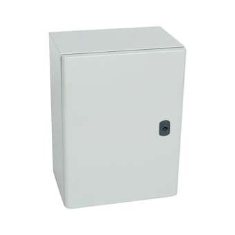 Coffret metal Atlantic version vertical 1 porte 400x300x200mm avec plaque|Legrand-LEG036917