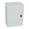 Coffret metal Atlantic version vertical 1 porte 400x300x200mm avec plaque|Legrand-LEG036917