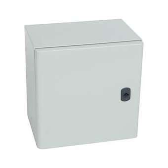 Coffret metal Atlantic version carrée 1 porte 300x300x200mm et plaque|Legrand-LEG036955