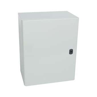 Coffret metal Atlantic version vertical 1 porte 500x400x250mm avec plaque|Legrand-LEG036925