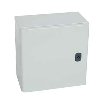 Coffret metal Atlantic version carrée 1 porte 300x200x160mm et plaque|Legrand-LEG036951