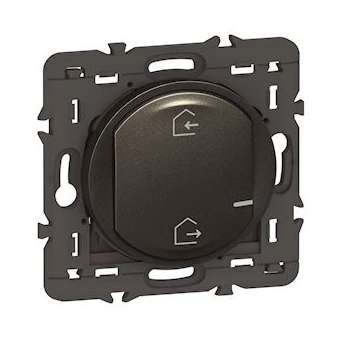 Commande sans fils Départ/Arrivée Céliane with Netatmo sans plaque graphite|Legrand-LEG064874A