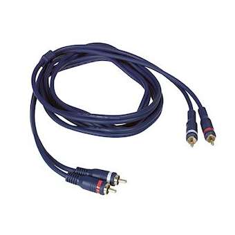 Cordon audio stéréo RCA embouts mâle et mâle longueur 2m|Legrand-LEG051403