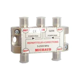 Répartiteur TV 4 sorties|Michaud-MIHQ256