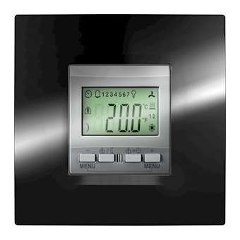 Unica KNX - contrôleur de température - aluminium|Schneider Electric-SCHMGU3.534.30