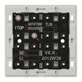 Module touche 4 voies, Standard KNX F40|Jung france-IUN4074TSM