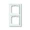 Cadre 2 Poussoirs Future Linear Blanc Studio