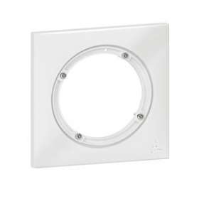 Plaque carrée dooxie 1 poste IP44 finition blanc|Legrand-LEG600943