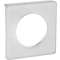 Odace Touch, plaque Translucide Blanc 1 poste