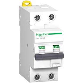Acti9 iC60 RCBO - disjoncteur differentiel - 2P - 25A - 30mA - C -10kA - typeAsi|Schneider Electric-SCHA9D27225